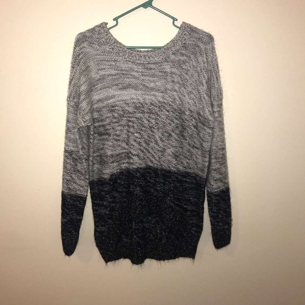 Fuzzy, Oversized, High low sweater